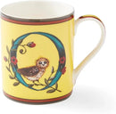 Spode Kit Kemp 12oz Mug, O Initial - Fine China Coffee Cup with Floral Alphabet Design, Custom Letter Mug for Unique Gift Giving - Personalized Kitchen Drinkware, Dishwasher Safe & Stylish by CozyNest Decor