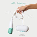 Frida Baby Control The Flow Bathtub Sprayer Attachment for Baby Bathtub, Shower Head with Scalp Massager, Control Waterflow with 2 Pressure Modes by TinyTreasures Baby Boutique