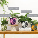 GUGUGO Face Planters Pots with Drainage, Flower Plant Pots for Indoor Plants, Unique Funny Small Succulent Desk Vase for Plant Lover Gifts (Bicolor-Green & White, 5.5Inch) by GreenHaven Gardens