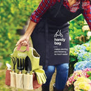 Gardening Tools Set of 10 - Complete Heavy Duty Garden Tools Set with Fashion Handbag - Durable Gardening Supplies Kit Ideal Garden Gifts for Women by GreenHaven Gardens
