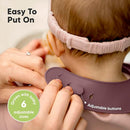 KeaBabies 2-Pack Silicone Baby Bibs for Eating - Sturdy Food-Grade Silicone Bibs for Babies Girl, Boy, Large Food Catcher, Clean & Put On Easily, Waterproof Toddler Feeding Essentials (Rocky) by TinyTreasures Baby Boutique