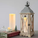 Homemory 4" x 10" Large Waterproof Outdoor Flameless Candles, Battery Operated LED Pillar Candles with Remote and Timers for Indoor Outdoor Lanterns, Long Lasting, Dark Ivory, Set of 4 by CozyNest Decor