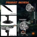 Halloween Projector Lights Outdoor,2025 Upgraded 3D HD Dynamic Skull Ghost Decorations Light,Waterproof Holiday Light,Terror Atmosphere Maker Night Light for Home Window Wall Halloween Decor by CozyNest Decor