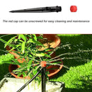 60pcs Drip Emitters for 1/4" Drip Irrigation Tubing,Adjustable 360 Degree Water Flow Drippers Garden Irrigation for 4-7mm Watering System by GreenHaven Gardens