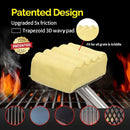 Upgraded Grill Brush Bristle Free,Water-Activated steam Effectively Cleans The Grill.Unique Wavy pad for Cast Iron/Stainless-Steel Grates, (Only Replaceable Cleaning Head No Grill Brush) by GreenHaven Gardens