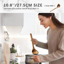Wooden Spoons for Cooking, Nonstick Cooking Utensil Set with 5 Piece Acacia Wooden Spatulas and Spoons for Cooking, Terrific for Everyday Kitchen Tasks by CozyNest Decor