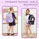 Kids Backpack for Girls School Bags for Middle School Students Book Bag for Elementary Primary Kawaii Ita Backpack, Black and Purple by TinyTreasures Baby Boutique
