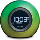iHome Alarm Clock Radio with Bluetooth Speaker and Color Changing Lamp, USB Charging, and Speakerphone for Home, Office, or Dorm (IBT29BX6) by TinyTreasures Baby Boutique