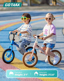 Gotrax KS12 Balance Bike for 2-5 Years Old, 12" Toddlers Bike with LED Light&Bell, Adjustable Soft Seat&Handlebar, Flat-Free Tires&Easy Assembly, Lightweight&No Pedal, Kids Toy Gift for Boys Girls by TinyTreasures Baby Boutique