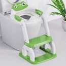 Potty Training Seat with Step Stool Ladder, Upgraded 2-in-1 Toddler Potty Training Toilet Seat with Non-Slip Step Splash Guard Handles and Waterproof Cushion, Toddler Potty Seat for Kids Boys Girls by TinyTreasures Baby Boutique