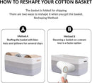 Large Storage Baskets for Organizing, Closet Shelf Baskets for Clothes Blanket Towels, Baby Nursery, Toy Bins Box, Woven Rope Baskets, 17 x 13 x 7.5”, 4 Packs Gradient Grey by CozyNest Decor