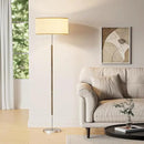 2-Light Floor Lamp, Mid Century Floor Lamp with Beige Lampshade, Standing Lamp Tall Lamp for Living Room Bedroom, 3 Color Temperatures 9W Bulb Include by CozyNest Decor