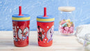 Zak Designs Spidey and His Amazing Friends Kelso Tumbler Set, Leak-Proof Screw-On Lid with Straw, Bundle for Kids Includes Plastic and Stainless Steel Cups with Bonus Sipper, 3pc Set, Non-BPA by TinyTreasures Baby Boutique