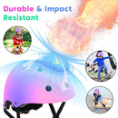 Color Gradient Adjustable Kids Bike Helmet Toddler Skateboard Helmets Boys Girls Child Ventilation Helmet for Multi-Sports Skating Cycling Scooter Balance by TinyTreasures Baby Boutique