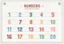 Number Banner Playroom Decor Wall Hanging, Educational Banner Flag, Numbers 1-20, Multi 0191, 28.520 inches by TinyTreasures Baby Boutique