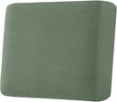 H.VERSAILTEX Super Stretch Individual Seat Cushion Covers Sofa Covers Couch Cushion Covers Slipcover Sets Thick Jacquard Textured Twill Fabric (1 Piece Chair Cushion Cover, Loden Frost) by CozyNest Decor