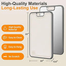 Titanium cutting boards for Kitchen,Double Sided Food Grade,Pure Titanium and Wheat Straw PP, Double Chopping Boards for Meat and Fruits Easy to Clean Size 15’’x10’’