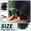 Adjustable Kids Bike Helmet with Knee & Elbow Pads Set, Color Gradient Design for Boys and Girls Aged 3-14+, for Skateboarding, Scooter, Roller & Inline Skating, Longboard by TinyTreasures Baby Boutique