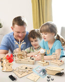 Poraxy STEM Kits for Kids Ages 8-10-12, 5 Set Wooden 3D Puzzles, Educational Science Experiment Building Projects Crafts, Toys for Ages 8-13, Birthday Gifts for Boys Girls 8 9 10 11 12 13 Years Old by TinyTreasures Baby Boutique
