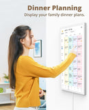 Dragon Touch 27 inch Digital Calendar Chore Chart – Interactive Touchscreen, Smart Family Planner, Hearth Display Desk Digital Calendar Seamless Scheduling by TinyTreasures Baby Boutique