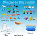 Ocean Light Up Terrarium Kit for Kids - Sea Animal Toys LED Night Light Birthday Gift for Boys & Girls Ages 4 5 6 7 8-12, Kids Arts & Crafts Kit by CozyNest Decor
