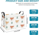 FANKANG Storage Bins, Nursery Hamper Canvas Laundry Basket Foldable with Waterproof PE Coating Large Storage Baskets for Kids Boys and Girls, Office, Bedroom, Clothes,Toys(Rec-Fox ） by TinyTreasures Baby Boutique