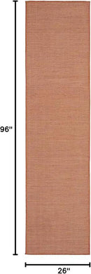 Nourison Positano Indoor/Outdoor Terracotta 2'2" x 8' Area Rug, Easy Cleaning, Non Shedding, Bed Room, Living Room, Dining Room, Backyard, Deck, Patio (2x8) by GreenHaven Gardens