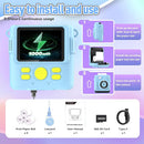 Kids Camera Instant Print, Christmas Birthday Gifts for Kids Age 3-12, Selfie Digital Camera with 1080P Videos,Toddler Portable Travel Cameras Toy for 4 5 6 7 8 9 Year Old Boys Girls-Blue by TinyTreasures Baby Boutique