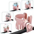 Accmor Universal Cup Holder, Stroller Cup Holder with Phone Holder, 360° Rotatable Large Caliber Designed Bottle Holder for Stroller, Bike, Wheelchair, Walker, Scooter by TinyTreasures Baby Boutique
