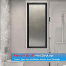 Frosted Glass Window Privacy Film Decorative, Bathroom Privacy Film for Glass Windows Cover, Static Cling, Removable, Reusable, Anti-UV, Anti-Glare, Heat Blocking,Changhong, 23.6X196.9Inch by CozyNest Decor