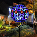 Afirst Solar Outdoor Garden Lights Decorative - Mosaic Solar Stakes Gazing Ball Waterproof Outdoor Lights Stakes for Pathway Yard Lawn Decoration(Multi) by CozyNest Decor