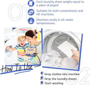 Laundry Detergent Sheets Up to 320 Loads, Fresh Linen - Great For Travel,Apartments, Dorms,CLEARALIF Laundry Detergent Strips Eco Friendly & Hypoallergenic (80 Sheets, Pack of 2) by CozyNest Decor