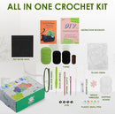KularStock Beginner Crochet Kit - Black Cat Animal Crochet Kit for Beginners with Yarn, Hooks, Accessories, and Patterns, Knitting & Crocheting Starter Kit for Adults & Kids by TinyTreasures Baby Boutique