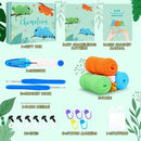 Crochet Kit for Beginners - 3 PCS Baby Chameleon Crochet Kits with Step-by-Step Video Tutorials, Beginner Crochet Kit for Adults Kids, Chameleon Crocheting Set (Orange&Blue&Green) by TinyTreasures Baby Boutique