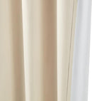 Amazon Basics Room Darkening Blackout Window Curtains 2 Panels with Grommets, for Living Room and Bedroom, 52 x 84 inches, Beige by TinyTreasures Baby Boutique