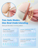 Hands Free Breast Pump MY-381 – Wearable Breastfeeding Pump, Rechargeable Electric Pump with Voice Prompts, 4 Modes & 12 Suction Levels – Portable, BPA-Free, Double Pack (White) by TinyTreasures Baby Boutique