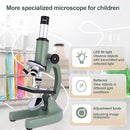 Microscope for Kids 40X-2000X with LED supplemental Light, Slides and specimens, Microscope for Kids 8-12 for School Labs and homeschooling by TinyTreasures Baby Boutique