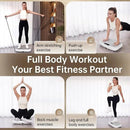 YAMO Vibration Plate Exercise Machine, Vibrating Plate for Lymphatic Drainage & Weight Loss, 350lbs Capacity Whole Body Shaking Workout Fitness Platform by CozyNest Decor