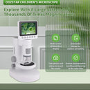 OOZSTARMicroscope for Kids, Up to 1000 X Magnification, 3.5-inch Foldable Screen, Handheld Pocket Microscope for Kids,Science Education Kits for 8-12 Year olds by TinyTreasures Baby Boutique