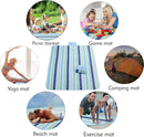 Beach Blanket Extra Large Picnic Blankets Sandproof Waterproof Outdoor Indoor Blanket Lightweight Handy Mat Portable Beach Mat for Camping Hiking Travel Park Grass by TinyTreasures Baby Boutique