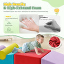 Lischwert Foam Climbing Blocks for Toddlers 1-3, 6pcs Soft Play Set with Crawling Exploration Toys, Indoor Outdoor Infant Safe Blocks for Baby Gym Toddler Playground by TinyTreasures Baby Boutique