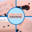 Kids Piano Keyboard, 37 Keys Portable Music Keyboard Early Learning Educational Electronic Music Piano Instrument Toys for 3 4 5 6 Year Old Boys and Girls (Pink) by TinyTreasures Baby Boutique