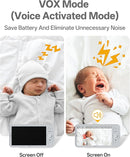 ARENTI Baby Monitor, Cry & Motion Detection, 2K Smart Baby Camera with 5-Inch Upgraded Wireless Display, Two Way Audio, Super Night Vision, Temp & Humidity Sensor, Lullabies by TinyTreasures Baby Boutique
