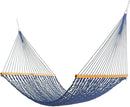 Original Pawleys Island Large Navy DURACORD Rope Hammock with Extension Chains & Tree Hooks, Handcrafted in The USA, 450 LB Weight Capacity, 13 ft. x 55 in. by GreenHaven Gardens