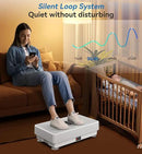 POWET Vibration Plate Exercise Machine for Weight Loss, Woukout & Lymphatic Drainage – Whole Body Vibrating with 99 Speed Levels & 5 Pre-Set Modes – Supports Up to 400lbs, Ideal for Home Use by CozyNest Decor