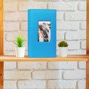 RECUTMS Photo Album 4x6 300 Pockets Photo Albums with Leather Cover for Family Wedding Baby Photo Book Holds Horizontal Pictures (Sky Blue) by TinyTreasures Baby Boutique
