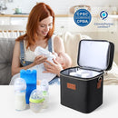 PIIOSER Breastmilk Cooler Bag with Ice Pack Fits 6 Baby Bottles Up to 9 Ounce, Insulated Baby Bottle Tote Bags, Double Layer Waterproof Leak-Proof with Shoulder Strap for Nursing &Working Mom by TinyTreasures Baby Boutique