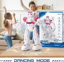 KingsDragon RC Robot Toys for Kids, Gesture & Sensing Remote Control Robot for Age 3 4 5 6 7 8 Year Old Boys Girls Birthday Present (Pink) by TinyTreasures Baby Boutique