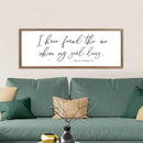 I Have Found The One Whom My Soul Loves Sign Wall Art Decor 40"x15" Modren Master Bedroom Above Bed Wood Framed Song of Solomon 3:4 Large Living Room Bible Verse Wall Hanging (Wood) by CozyNest Decor