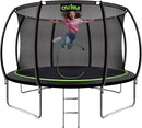 Trampoline for Kids, Heavy Duty Recreational Trampolines Toddler Trampoline with Enclosure Net Ladder Indoor Outdoor Trampoline CPC Approved by TinyTreasures Baby Boutique